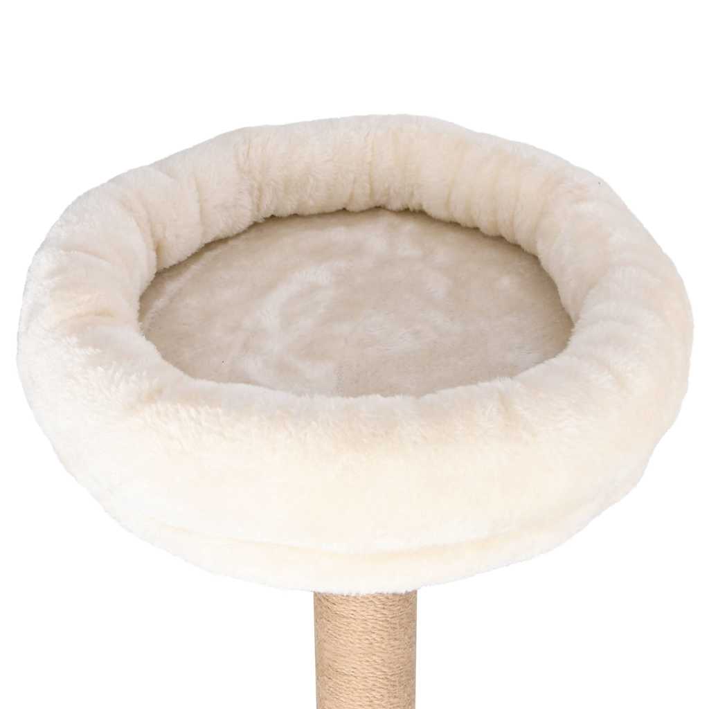 Arbre à Chat en Rotin 148 cm – Coussin Luxe, Griffoir Sisal & Design Premium